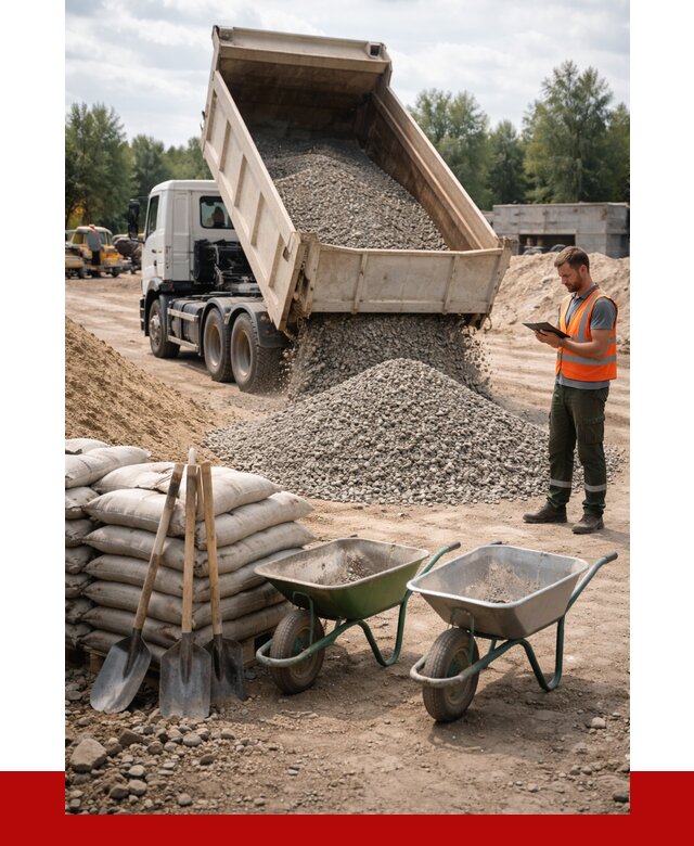 Доставка нерудных материалов в Омске от 1244 руб. | ПРОНЕРУДОмс