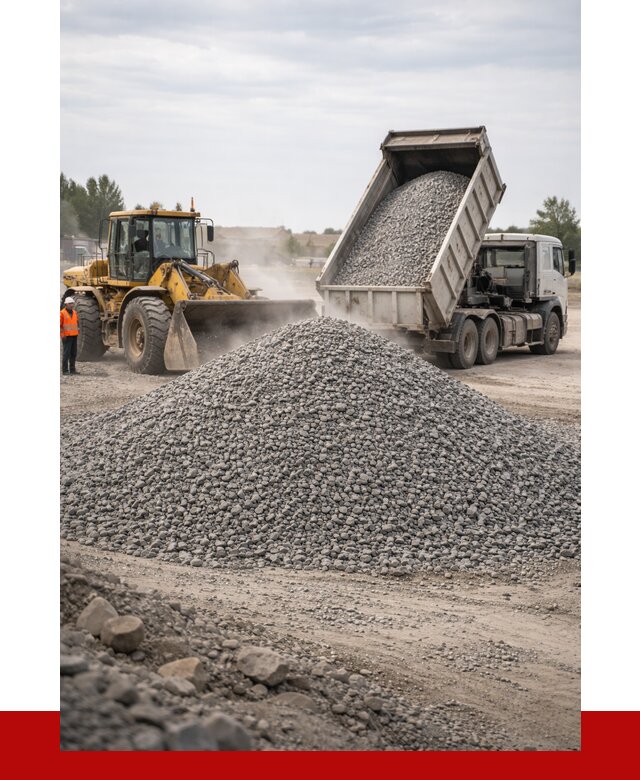 Купить щебень с доставкой в Омске от 2592 руб. | ПРОНЕРУДОмс