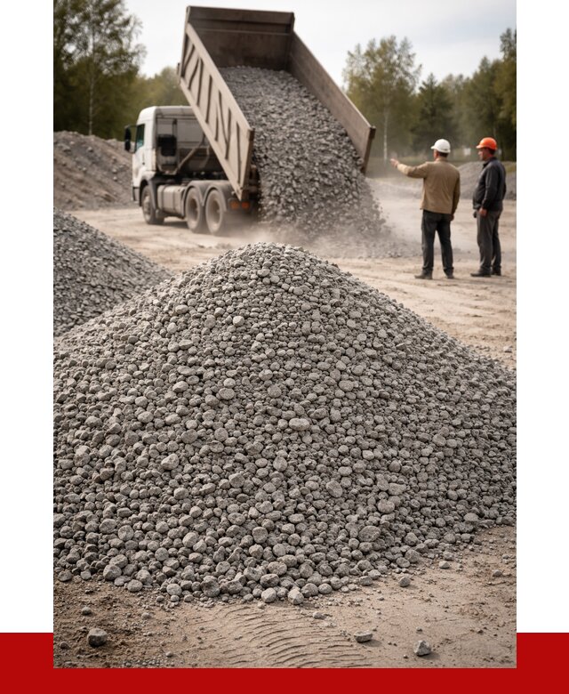 Гранитный щебень фракция 0-5 в Омске от 3007 руб ПРОНЕРУДОмс