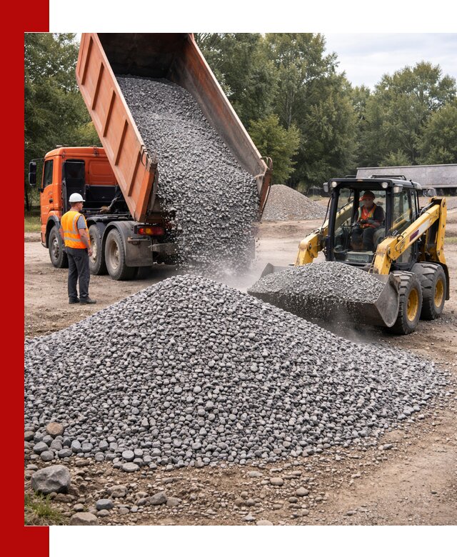 Купить гранитный щебень фракции 5–10 в Омске с доставкой