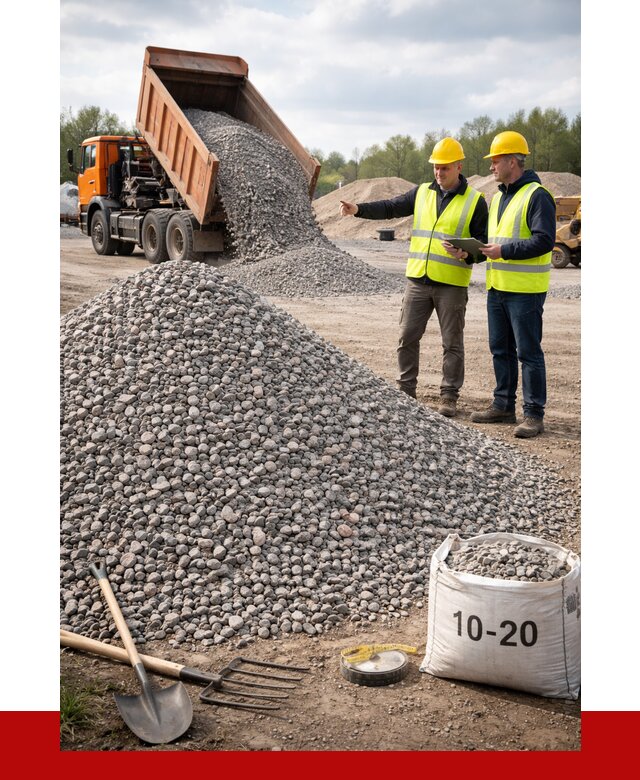 Гранитный щебень фракция 10-20 в Омске от 4355 руб.|ПРОНЕРУДОмс