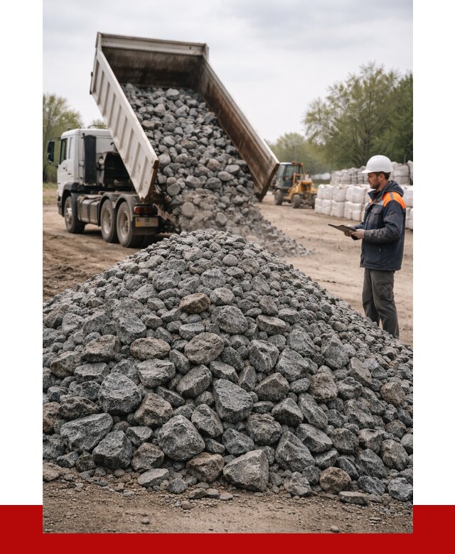 Гранитный щебень фракция 100-200 в Омске от 4355 р. ПРОНЕРУДОмс