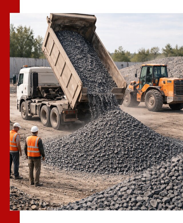Доставка и продажа щебня габбро-диабаза в Омске