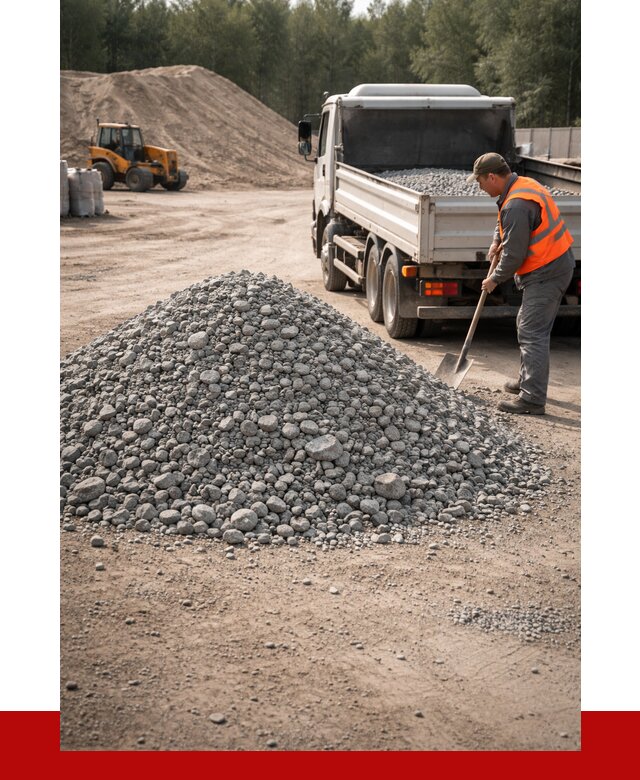 Гравийный щебень фракция 5-10 в Омске от 2281 р. | ПРОНЕРУДОмс