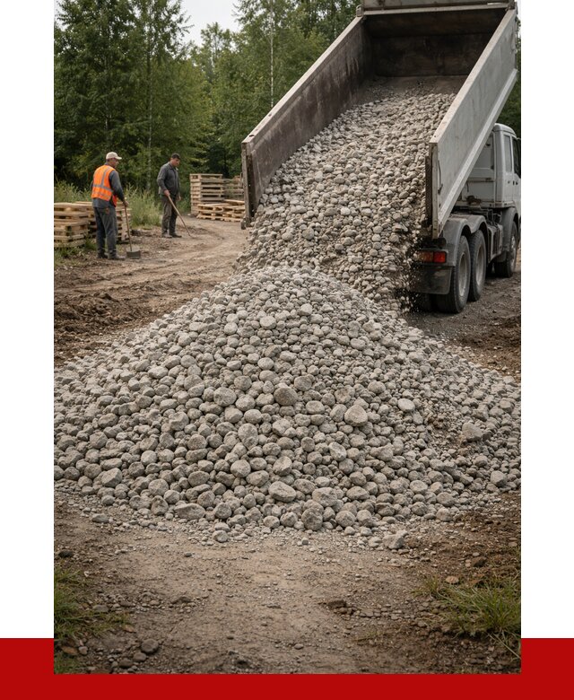 гравийный щебень фракция 70-120 в Омске от 2540 р. ПРОНЕРУДОмс