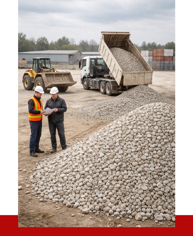 Известняковый щебень в Омске от 1452 р. доставка | ПРОНЕРУДОмс
