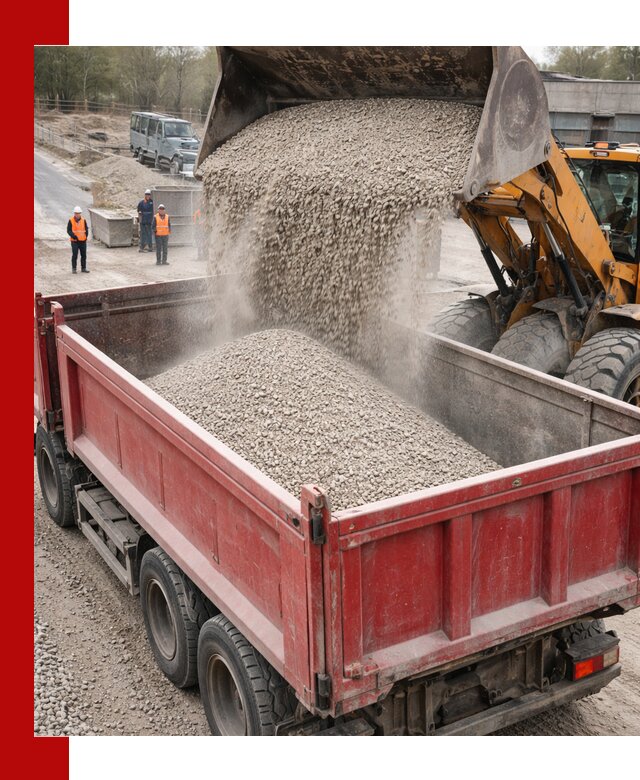 Купить известняковый щебень фракции 0-5 с доставкой в Омске