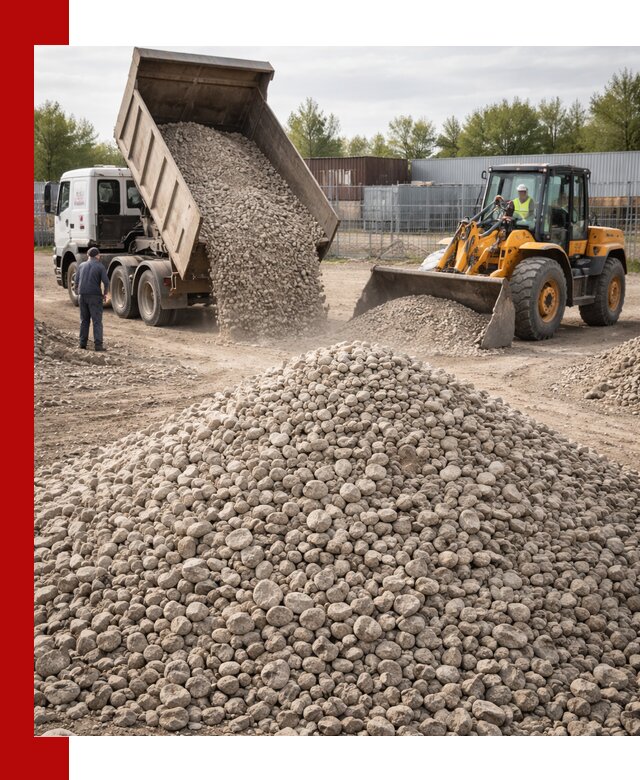 Доломитовый щебень фракции 20–41 с доставкой в Омске