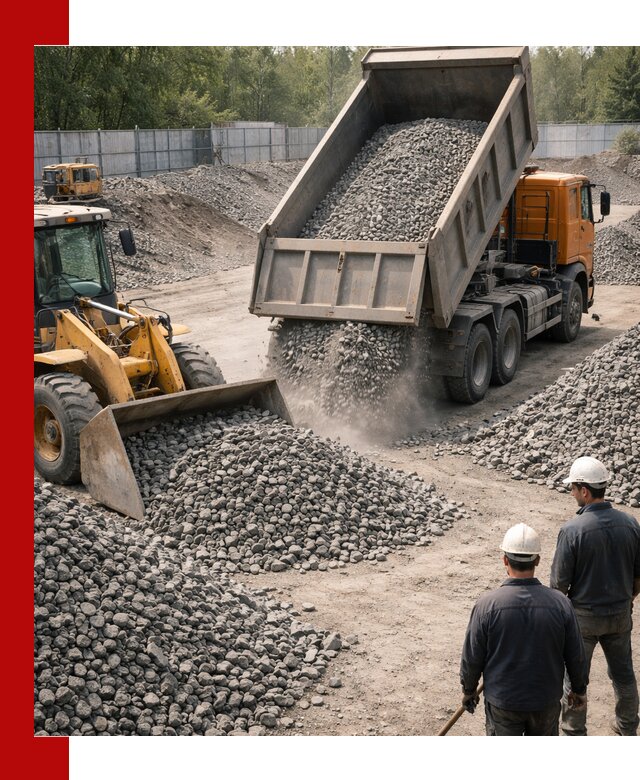 Шлаковый щебень фракция 20-40 доставка и продажа в Омске