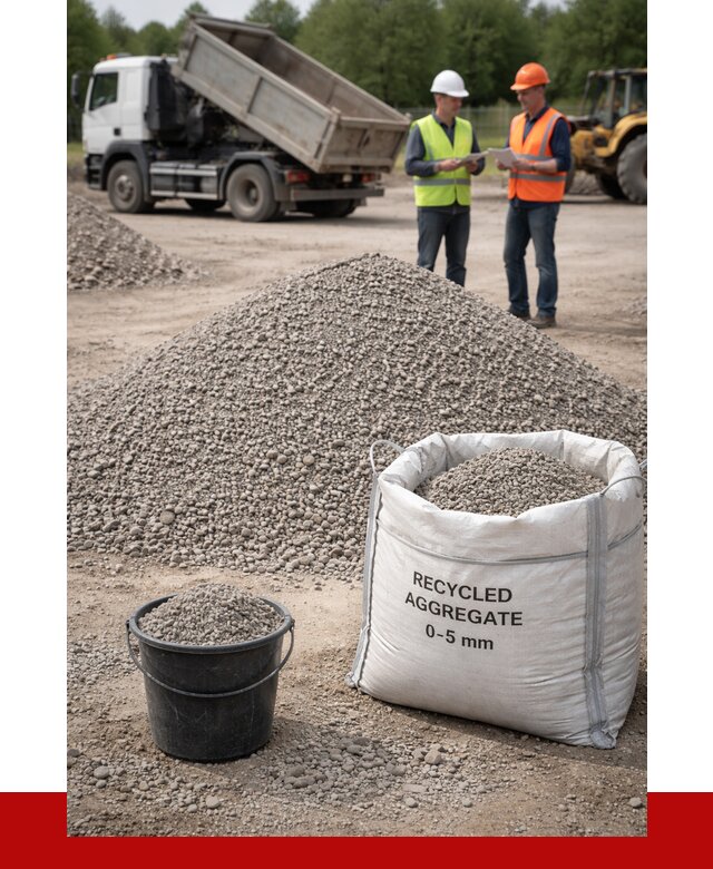 Вторичный щебень фракция 0-5 в Омске от 1659 р. ПРОНЕРУДОмс