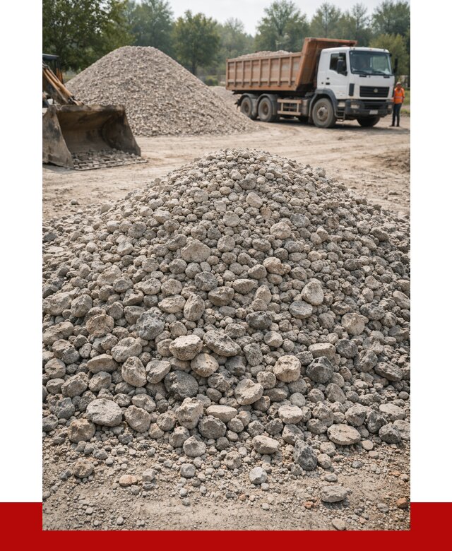 Вторичный щебень фракция 20-40 в Омске от 2281 р ПРОНЕРУДОмс