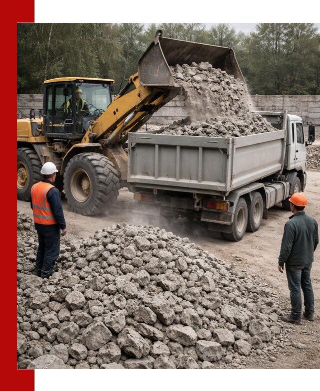 Вторичный щебень фракция 70–150 в Омске с доставкой