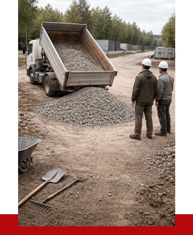 Бетонный щебень фракция 5-20 в Омске от 3318 р., ПРОНЕРУДОмс