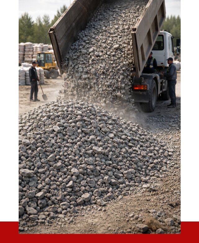 Бетонный щебень фракция 40-70 в Омске от 1866 р. ПРОНЕРУДОмс