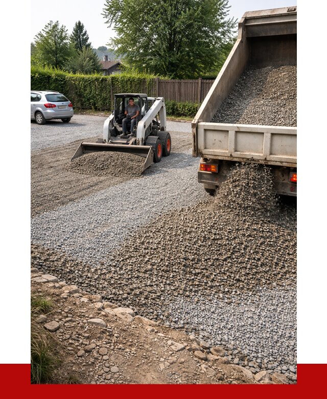 Щебень для парковки в Омске с доставкой от 1244 р.| ПРОНЕРУДОмс