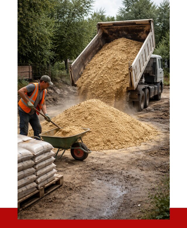 Купить песок с доставкой в Омске от 1866 р. | ПРОНЕРУДОмс