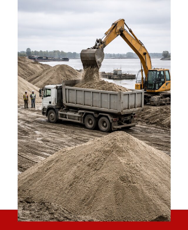 Купить речной песок навалом в Омске от 1866 р., ПРОНЕРУДОмс