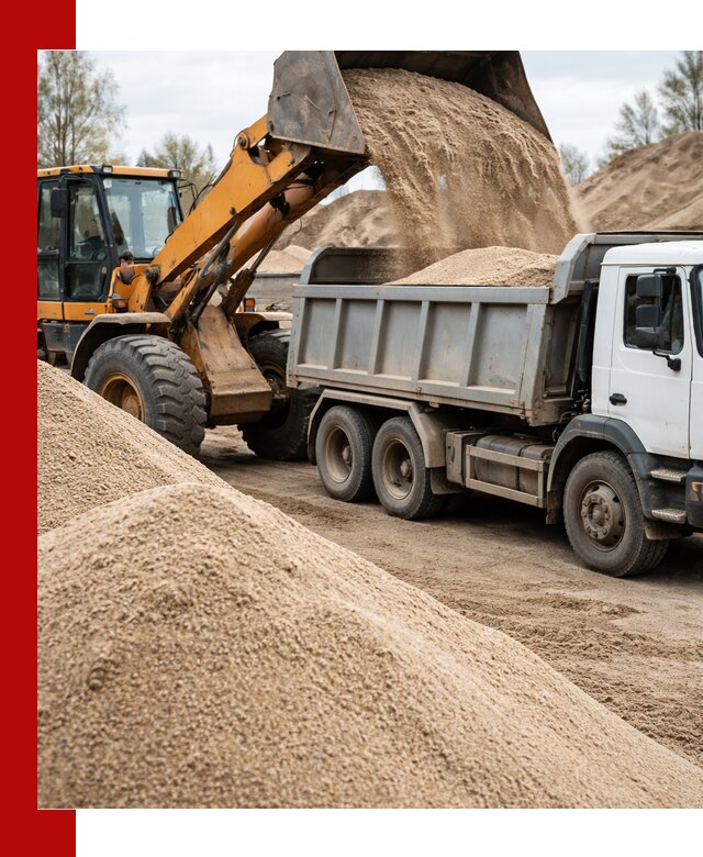 Доставка сеяного песка в Омске оптом и в розницу