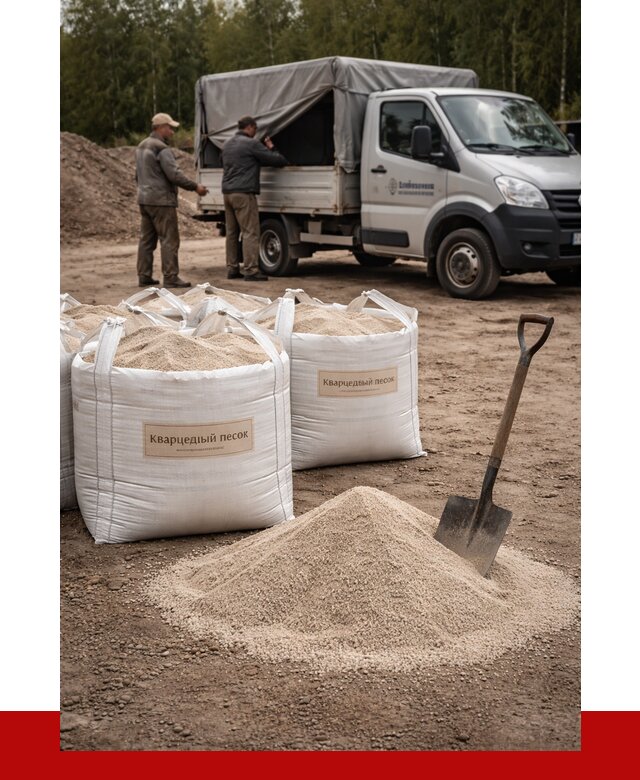 Кварцевый песок для пескоструя в Омске от 4666 р. | ПРОНЕРУДОмс
