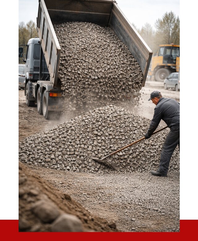 Гравий фракция 20-40 в Омске от 2592 р. доставка | ПРОНЕРУДОмс