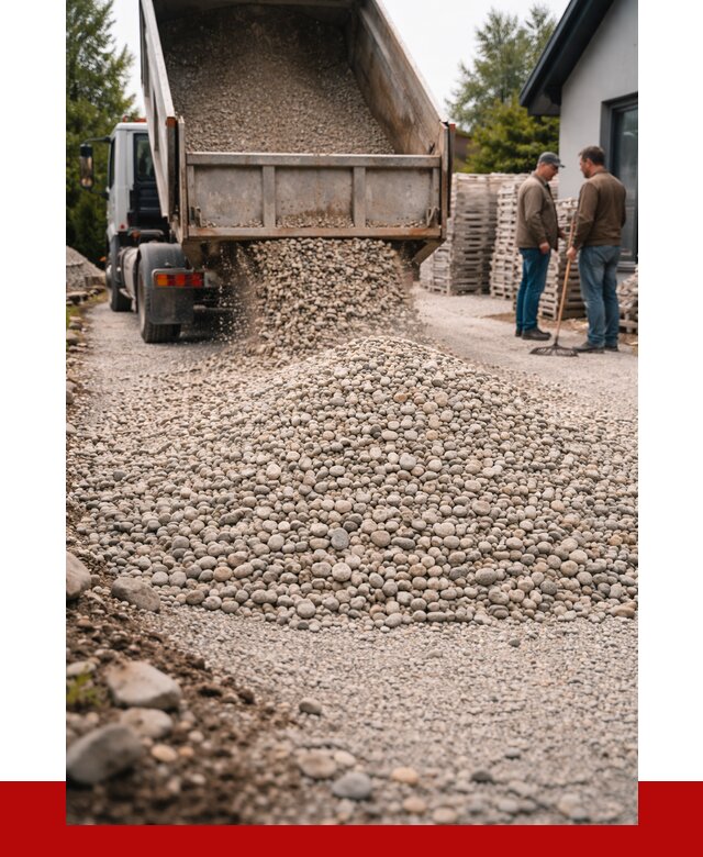 Галька речная в Омске от 2800 р. с доставкой, ПРОНЕРУДОмс