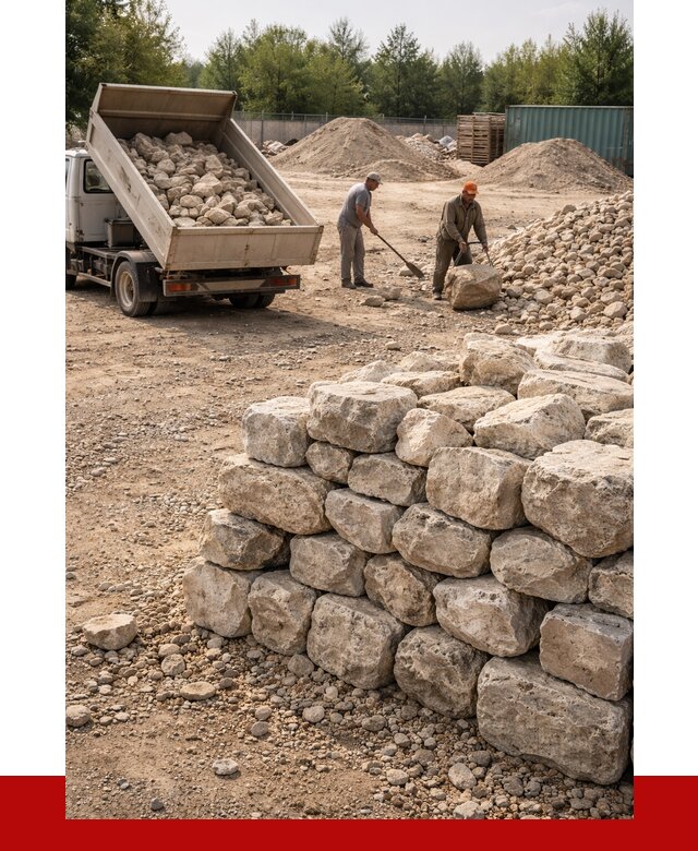 Бутовый камень известняковый в Омске от 4355 р. | ПРОНЕРУДОмс