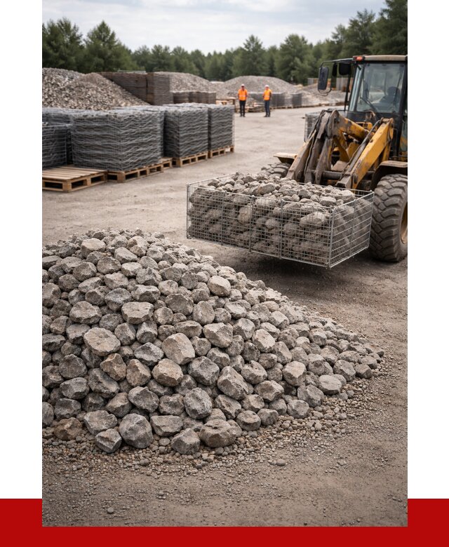 Камень для габионов фракция 70-150 в Омске от 4355 р. | ПРОНЕРУДОмс