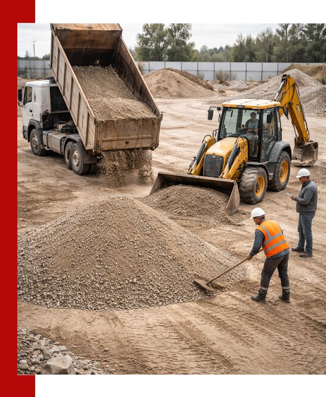 Поставка и доставка ПГС С4 в мешках и самосвалах в Омске