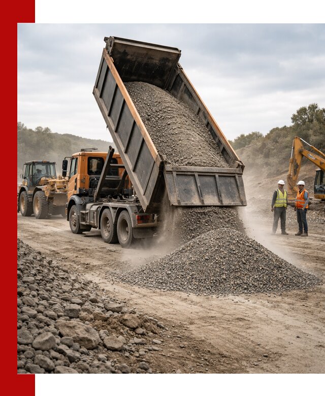 Щебёночно-песчаная смесь ЩПС С1 с доставкой в Омске