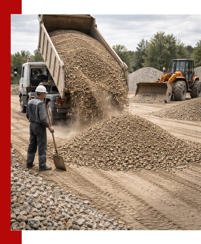 Доставка щпс С3 в Омске самосвалами и бортовыми грузовиками