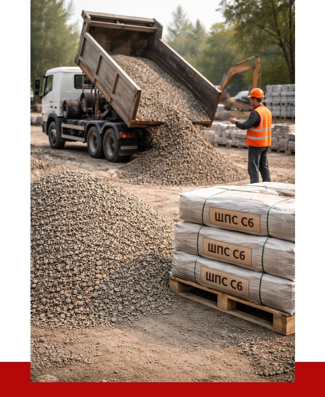 ЩПС С6 в Омске с доставкой от 2281 р. за куб | ПРОНЕРУДОмс