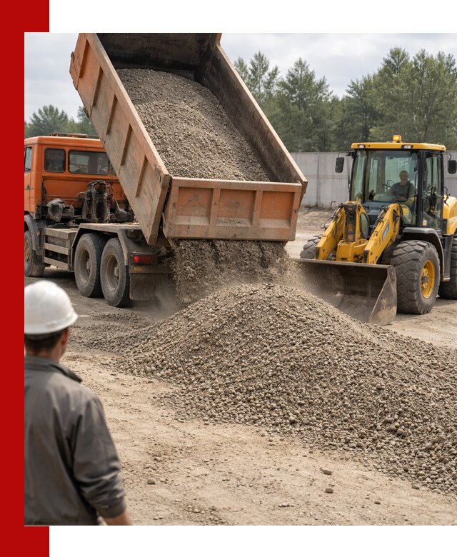 Доставка щпс С8 самосвалами в Омске от производителя