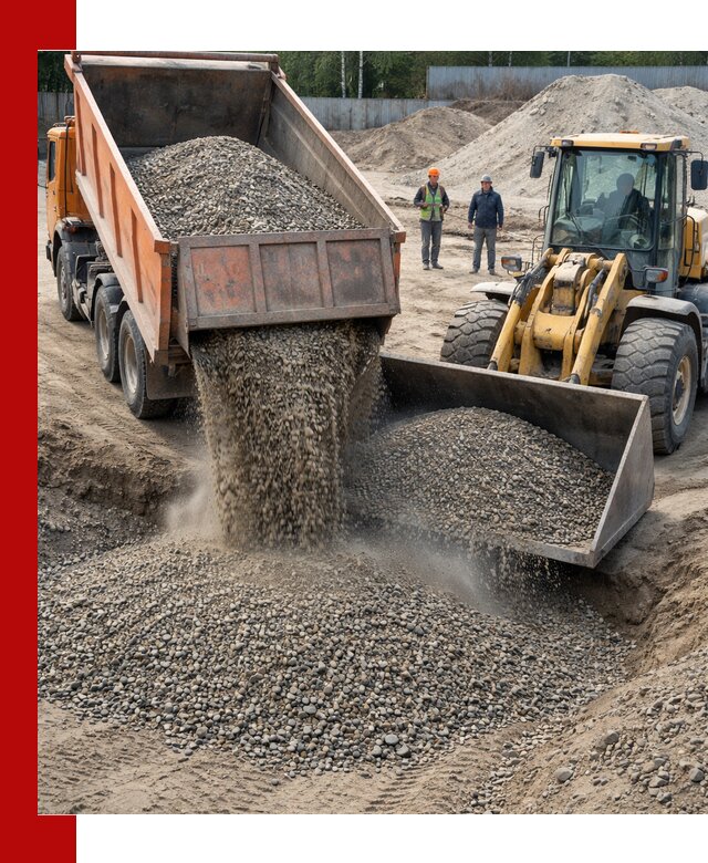 Доставка щпс С9 самосвалами по выгодным тарифам в Омске