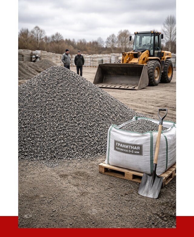 Купить гранитную крошку в Омске от 4977 р. с доставкой | ПРОНЕРУДОмс