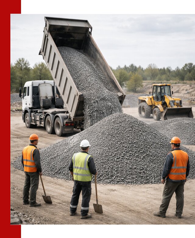 Доставка и продажа гранитной крошки в Омске