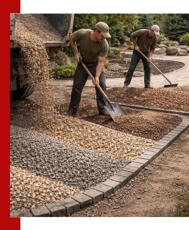 Декоративная крошка для ландшафта в Омске — продажа и доставка