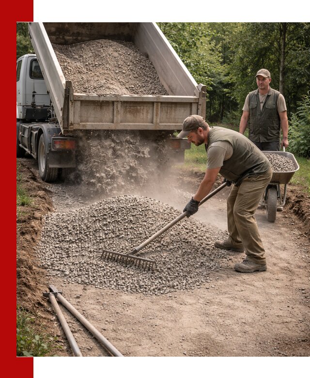 Каменная крошка для дорожек с доставкой в Омске