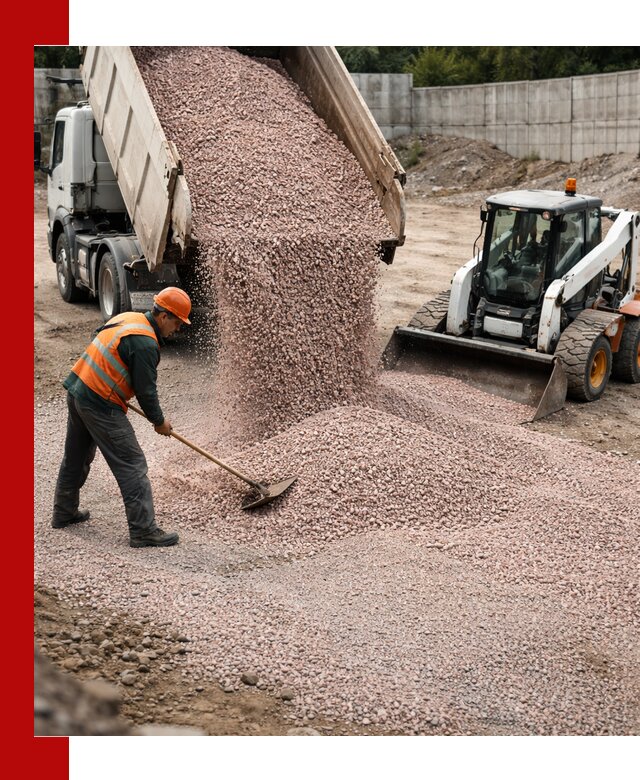 Крошка розовый гранит с доставкой в Омске от производителя