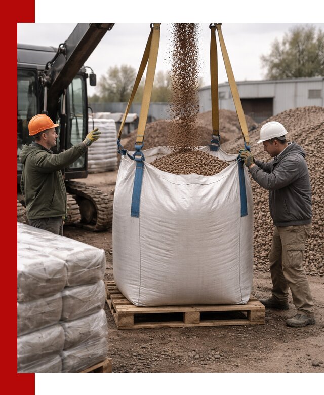 Керамзит в биг-бегах с доставкой в Омске