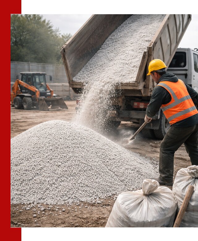 Доставка перлита вспученного в Омске оптом и в розницу