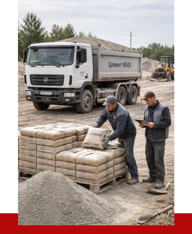 Купить цемент м500 с доставкой в Омске от 5392 р. | ПРОНЕРУДОмс