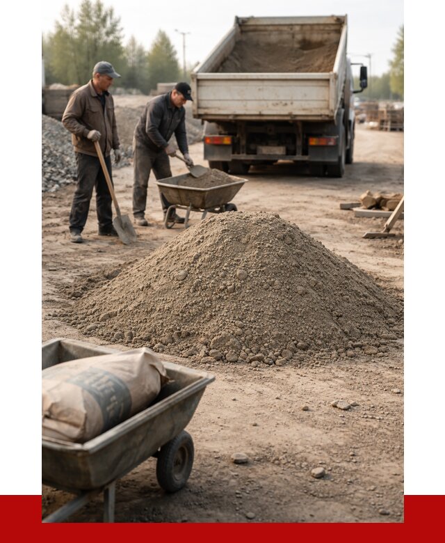 Цементно-песчаная смесь М150 в Омске от 4873 р. | ПРОНЕРУДОмс