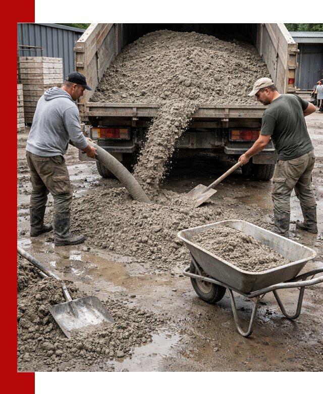 Цементно-песчаная смесь М150 доставка в Омске