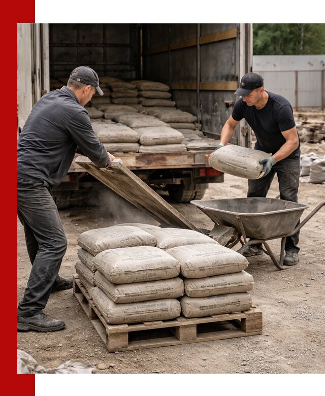 Пескобетон М300 с доставкой в Омске по выгодной цене