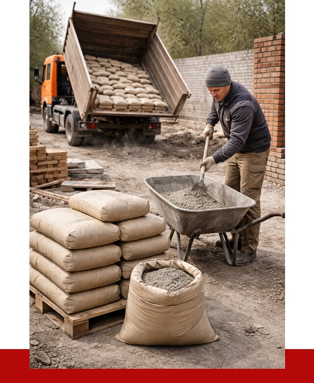 Купить сухую смесь для кладки в Омске от 1244 р. | ПРОНЕРУДОмс