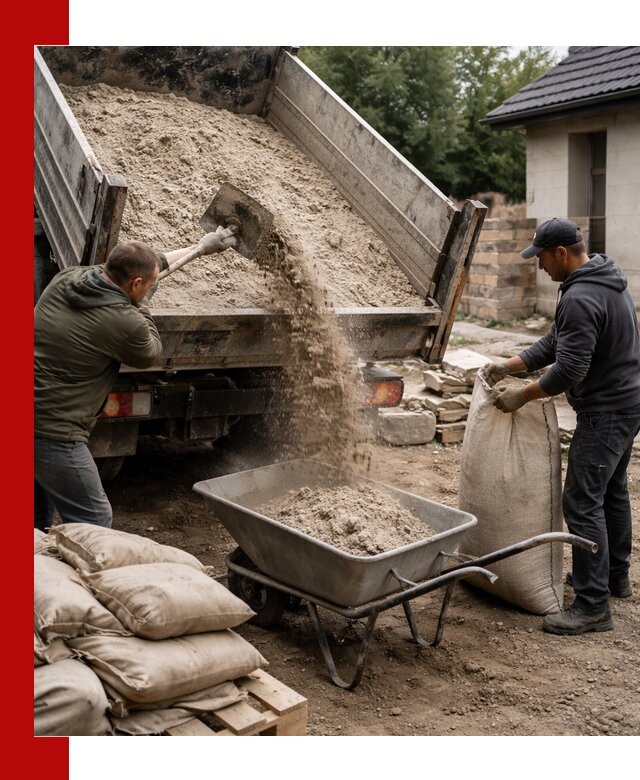 Качественная сухая смесь для кладки с доставкой в Омске