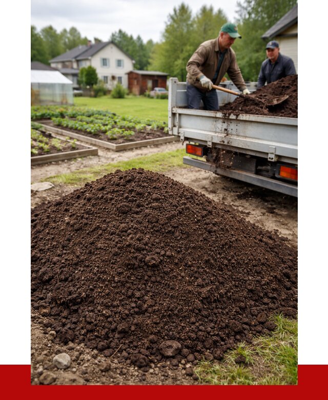 Плодородный грунт в Омске с доставкой от 4355 р. | ПРОНЕРУДОмс