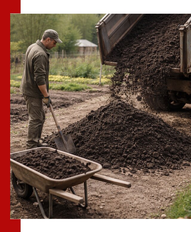 Доставка качественной земли для огорода в Омске