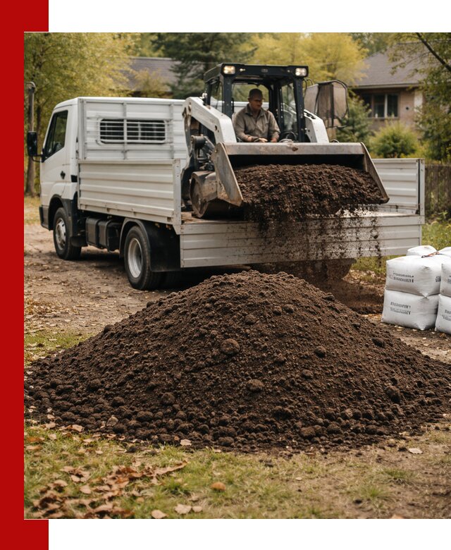 Доставка садовой земли в больших объёмах в Омске
