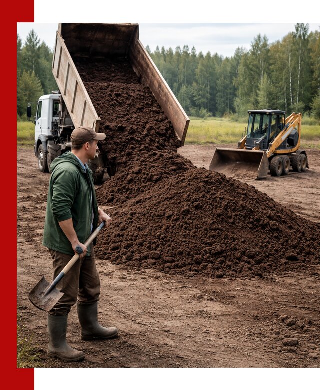 Купить верховой торф с доставкой в Омске для садоводства и растений